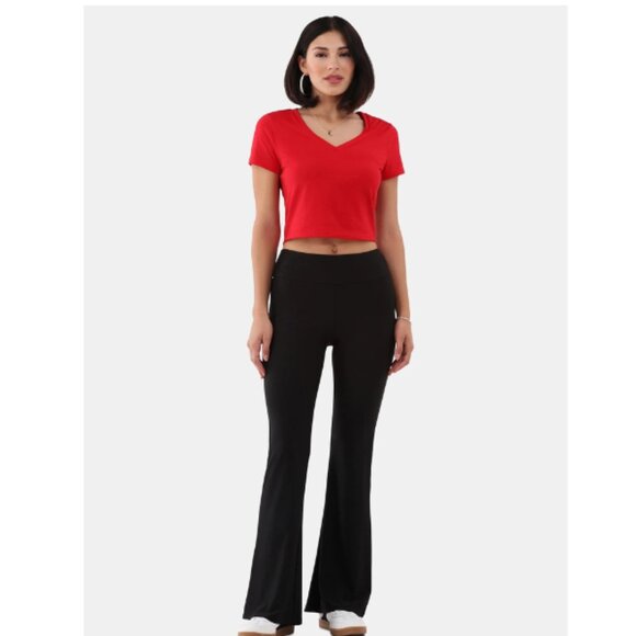 Fabletics Pants - No Boundaries Pull On Flare Pants, 32" Inseam, Women’s Size M (8-10)